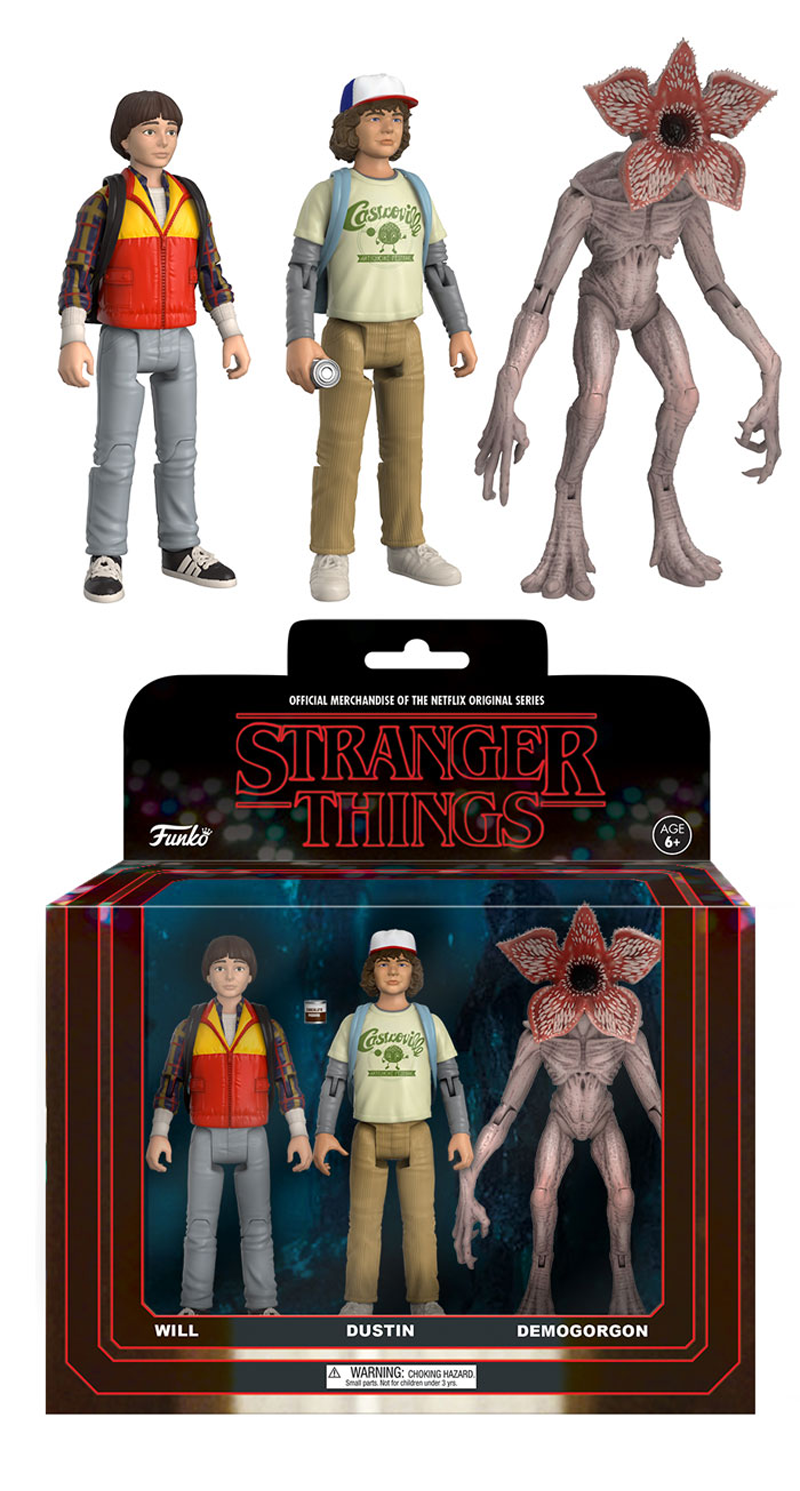 Illustration for article titled Stranger Things Gets Some Suitably Retro Action Figures